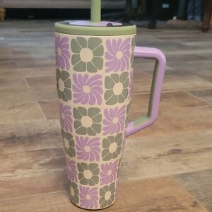 Limited Edition Floral Patterned 40oz Wholefood Brumate EUC